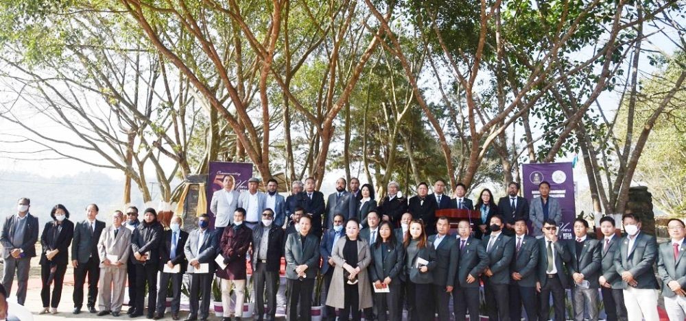 Dy CM Y Patton and others during golden jubilee celebration of Nagaland Secretariat Service Association held in Kohima on December 10. (Morung Photo)